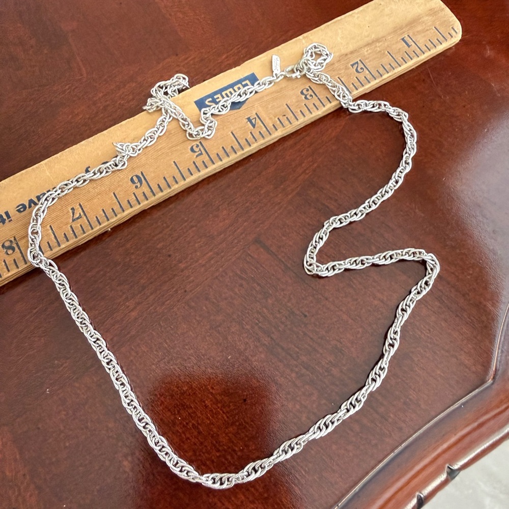 Monet Silver Tone Necklace